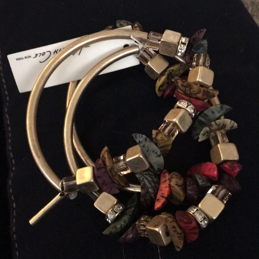 NWT Kenneth Cole Three Bangle Stretch Bracelet.